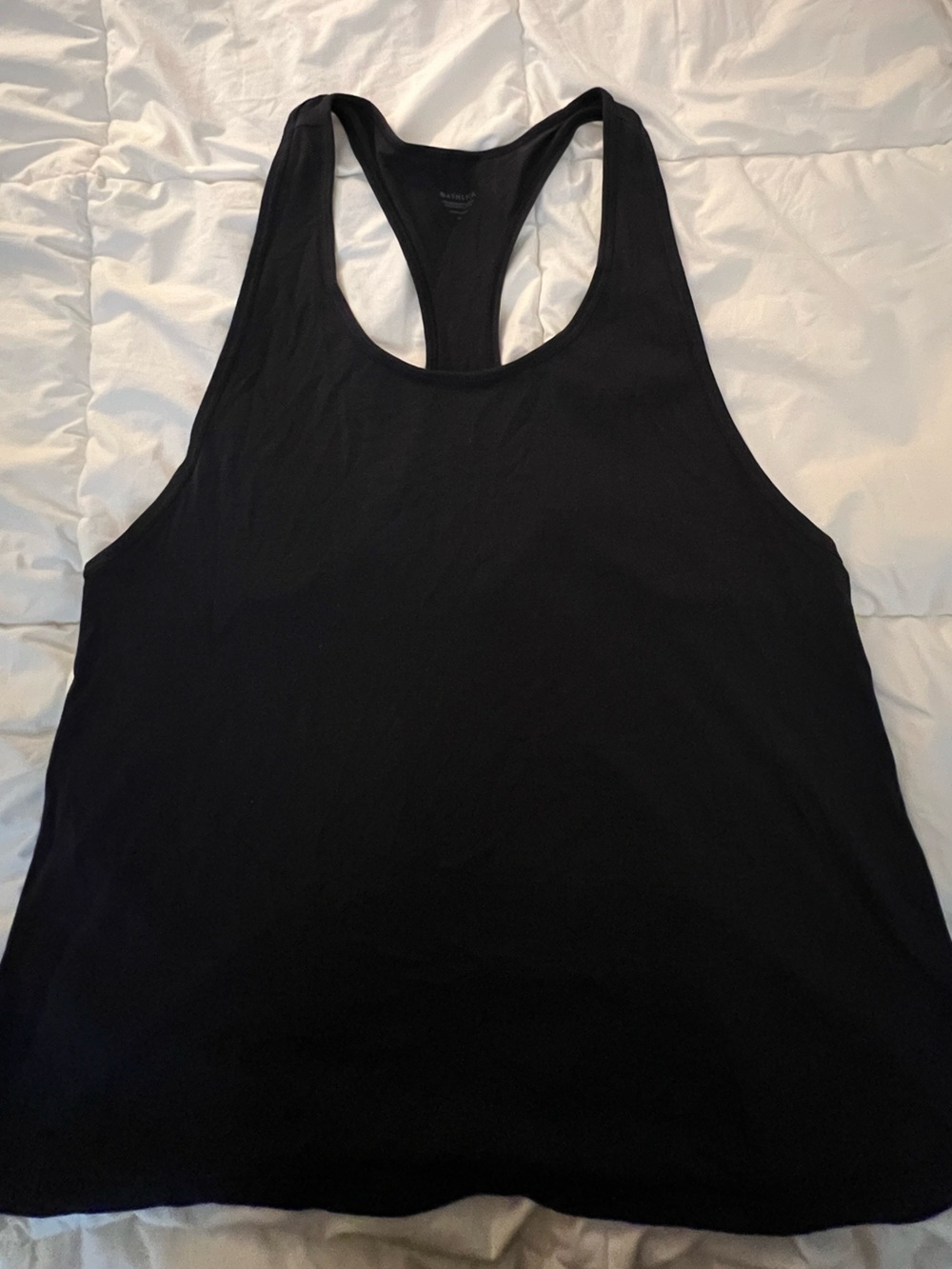 Athleta Black Racerback Tank